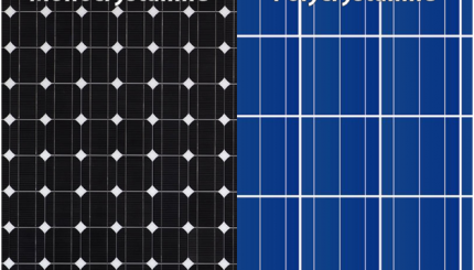 difference between mono-crystalline and poly-crystalline photovoltaic cells